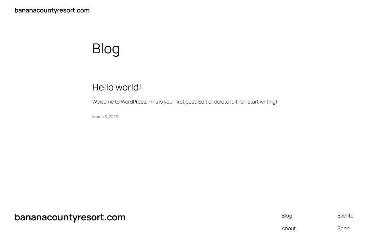 Banana County Resort